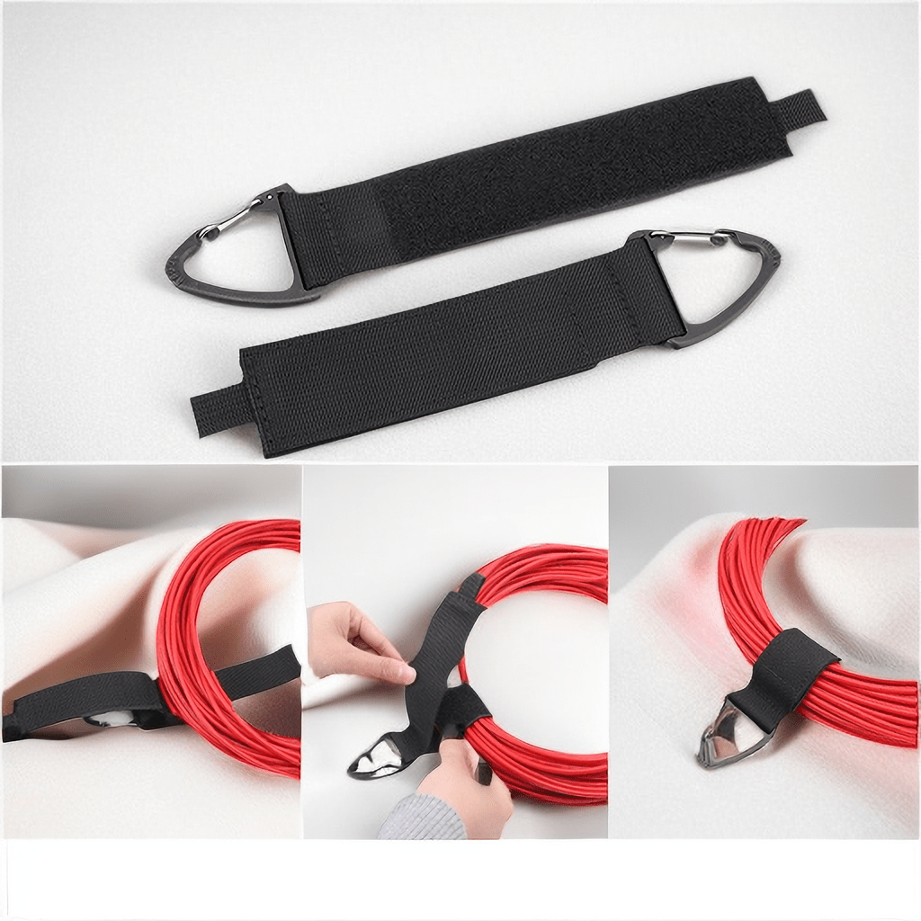 Gravity Tie Downs w/ Mountaineering Buckle for Camping & Travel Gear