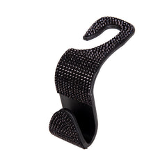 Multifunction Portable Rhinestone Car Seat Back Hook Headrest Storage Holder