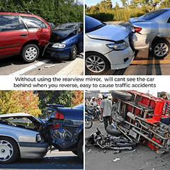 Panoramic Convex Interior Mirror Reduce Blind Spot Car SUV Trucks