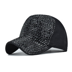 Flash Artificial Diamond Baseball Cap Light Board Cap