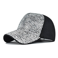 Flash Artificial Diamond Baseball Cap Light Board Cap