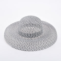 Casual Straw Sunshade Hat for Spring Summer Travel Seaside