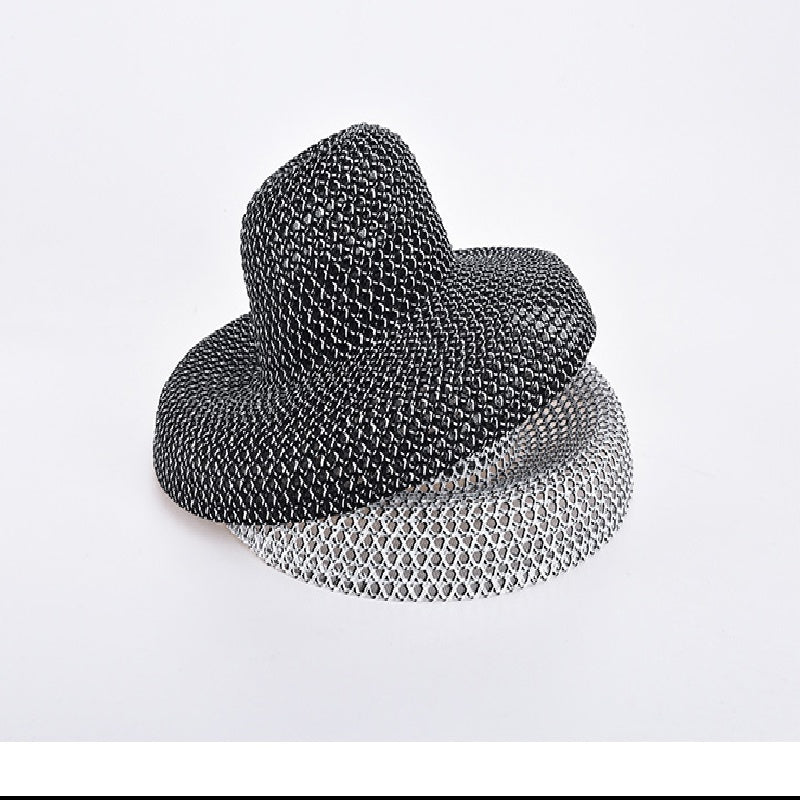Casual Straw Sunshade Hat for Spring Summer Travel Seaside