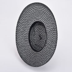 Casual Straw Sunshade Hat for Spring Summer Travel Seaside