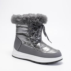 Women's Snow Boots Fleece Lining Waterproof Non-slip Mid Calf Boots