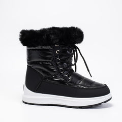 Women's Snow Boots Fleece Lining Waterproof Non-slip Mid Calf Boots