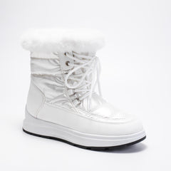 Women's Snow Boots Fleece Lining Waterproof Non-slip Mid Calf Boots