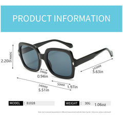 Retro Square Sunglasses UV Protection