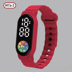Waterproof Colorful LED Kids Watch
