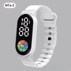 Waterproof Colorful LED Kids Watch