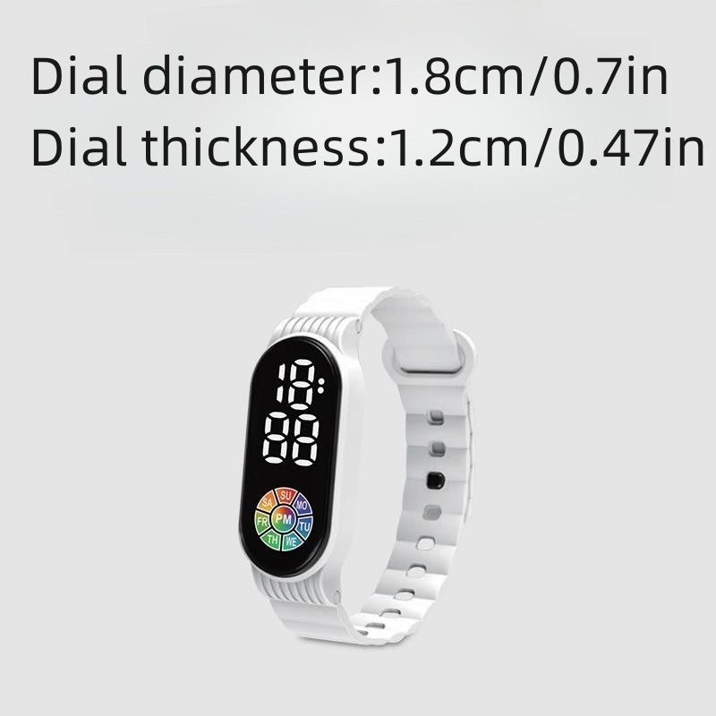 Waterproof Colorful LED Kids Watch