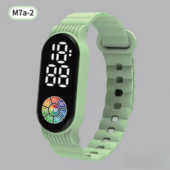 Waterproof Colorful LED Kids Watch