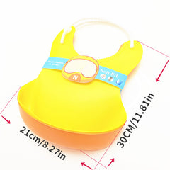 Waterproof Baby Bib - Plastic Bib for Children