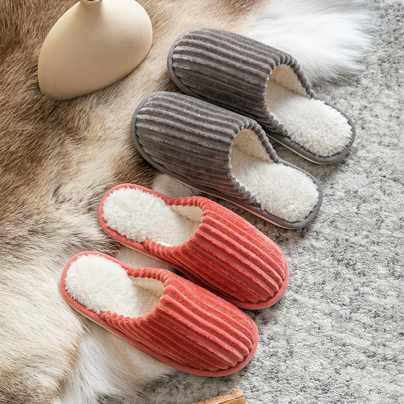 Men's Cozy House Slippers Anti-Skid Winter Shoes