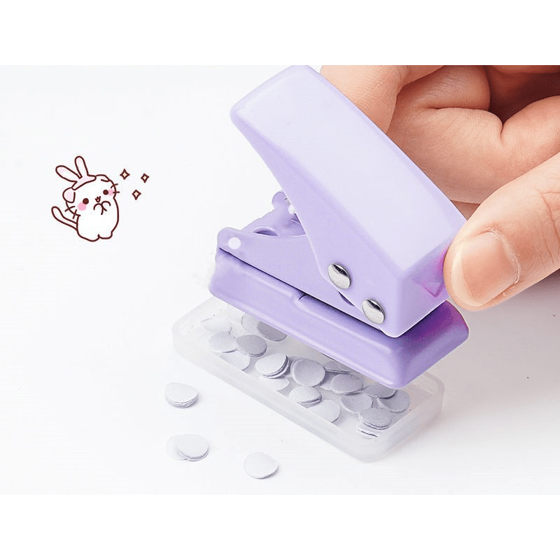 Small Hole Puncher Loose Leaf Binder Student Stationery Puncher