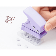 Small Hole Puncher Loose Leaf Binder Student Stationery Puncher