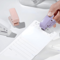 Small Hole Puncher Loose Leaf Binder Student Stationery Puncher