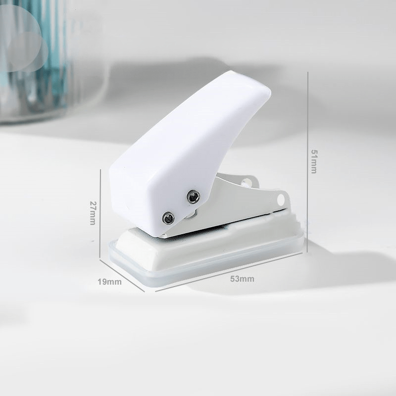 Small Hole Puncher Loose Leaf Binder Student Stationery Puncher