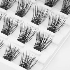 5 Boxes D Curl Cluster Mixed Style Lashes DIY Eyelash Extensions