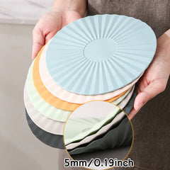 1pc Silicone Trivet Mat Heat Resistant and Flexible Hot Pads for Kitchen Counter