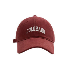 Men's Big Head Letter Baseball Cap Sun Protection Wide Brim Hat