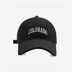 Men's Big Head Letter Baseball Cap Sun Protection Wide Brim Hat