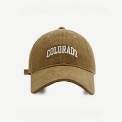 Men's Big Head Letter Baseball Cap Sun Protection Wide Brim Hat