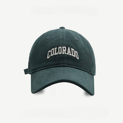Men's Big Head Letter Baseball Cap Sun Protection Wide Brim Hat