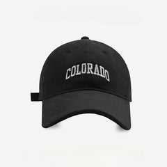 Men's Big Head Letter Baseball Cap Sun Protection Wide Brim Hat