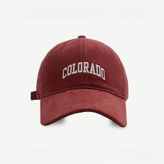 Men's Big Head Letter Baseball Cap Sun Protection Wide Brim Hat