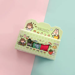 Cartoon Waterproof Journal Tape Sticker Set for DIY Decoration