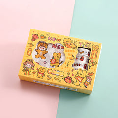 Cartoon Waterproof Journal Tape Sticker Set for DIY Decoration