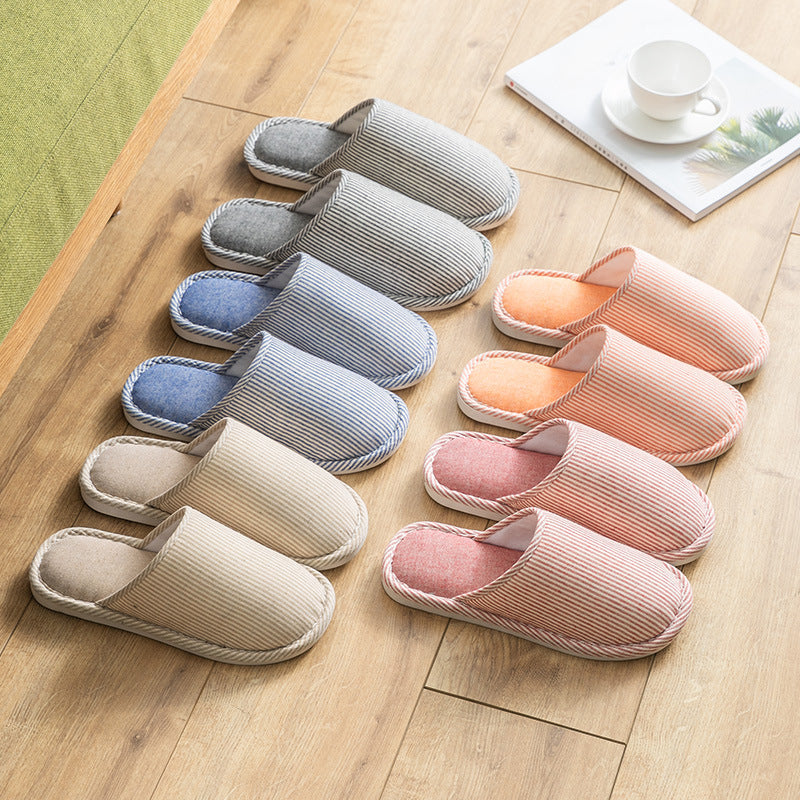 Men's Plush Cozy House Slippers Anti-Skid Winter Shoes