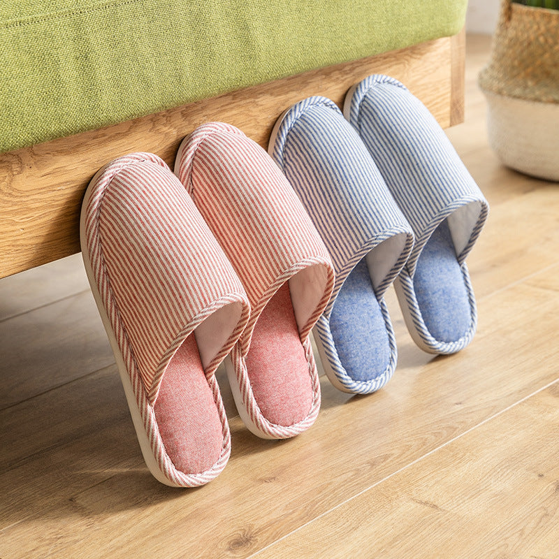 Men's Plush Cozy House Slippers Anti-Skid Winter Shoes