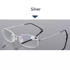 Men's Anti Ultralight Rimless Reader Glasses