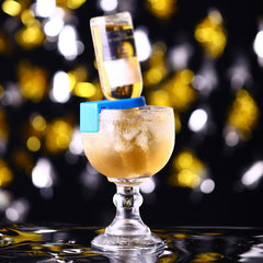 Bar Beer Mug Snap Cocktail Wine Bottle Buckle Holders Plastic Wine Glass Clip