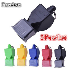 2pcs Sports Whistle for Referees Coaches Durable Plastic Random