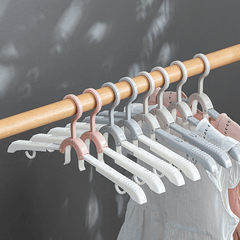 5pcs Portable Travel Clothes Hanger - Foldable & Functional