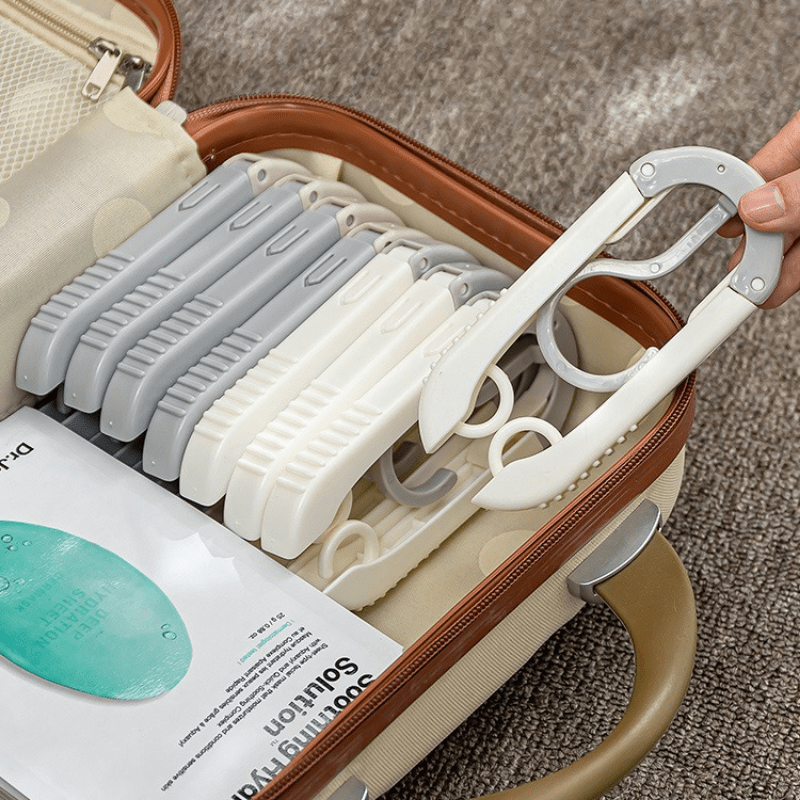 5pcs Portable Travel Clothes Hanger - Foldable & Functional