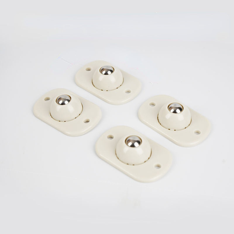 4pcs Universal Stick on Ball Caster Wheel Silent Load-bear