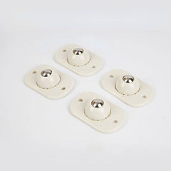 4pcs Universal Stick on Ball Caster Wheel Silent Load-bear