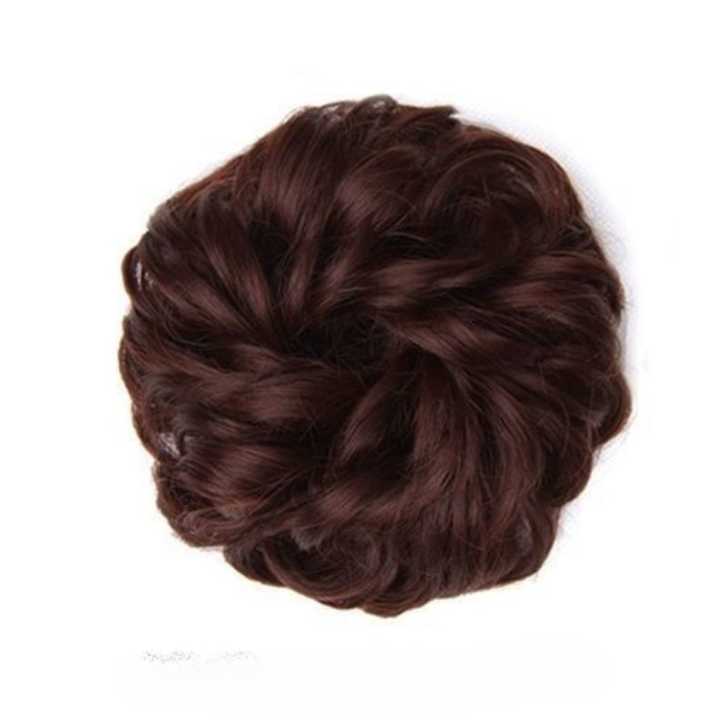 Messy Donut Hair Buns Updo Chignon Synthetic Extensions for Daily Use