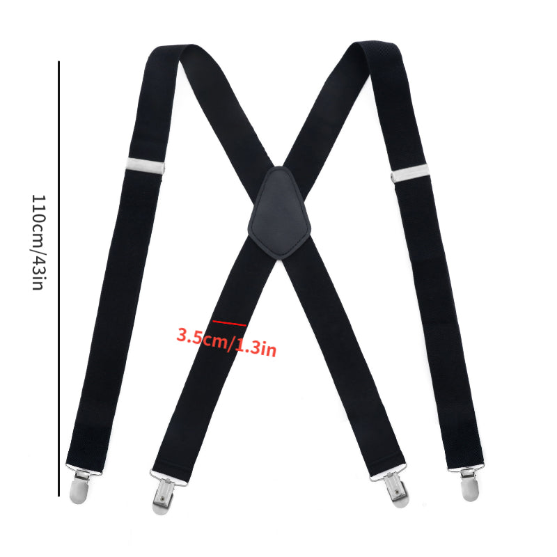 Men's X-shaped Suit Suspenders