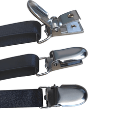 Men Shirt Wrinkle-proof Belt Non-slip Locking Clips Garters Strap
