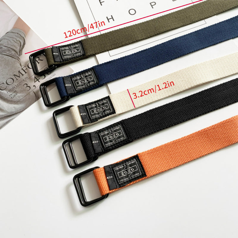 Men's Casual Canvas Belt for Pants Jeans Clothing
