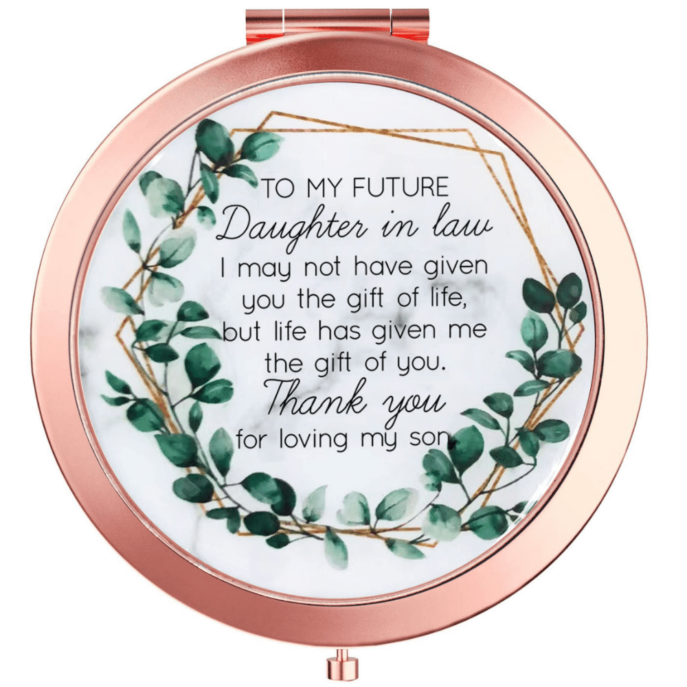 Mother of the Groom Compact Mirror - Ideal Wedding Gift
