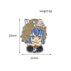 Anime Characters Cartoon Brooch Pins for Men