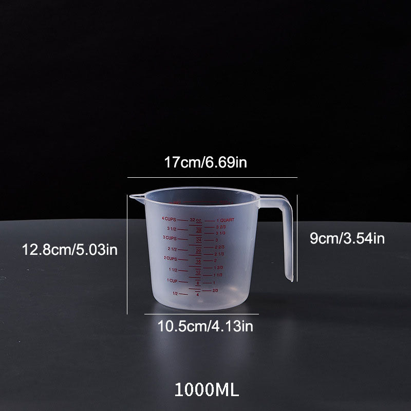 Stackable Plastic Measuring Cup for Cooking & Baking