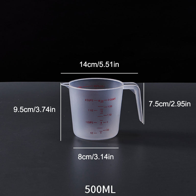 Stackable Plastic Measuring Cup for Cooking & Baking