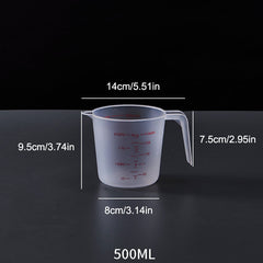 Stackable Plastic Measuring Cup for Cooking & Baking